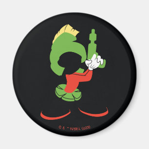MARVIN DIE MARTIAN™-Silhouette mit Raygun Magnet
