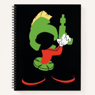 MARVIN DIE MARTIAN™-Silhouette mit Raygun Notizbuch