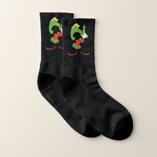 MARVIN DIE MARTIAN™-Silhouette mit Raygun Socken (Paar)