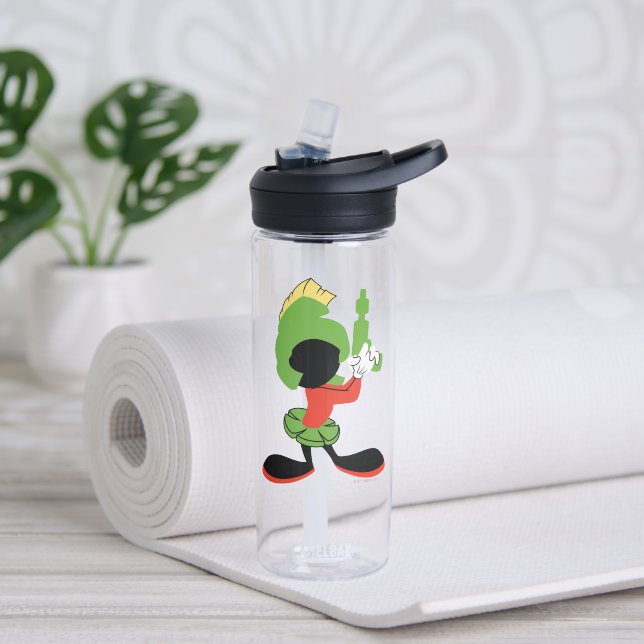 MARVIN DIE MARTIAN™-Silhouette mit Raygun Trinkflasche (Yoga)
