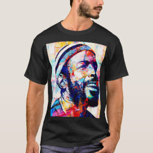 Marvin Gaye Abstrakte Gemälde Crewneck Sweatshirt T-Shirt