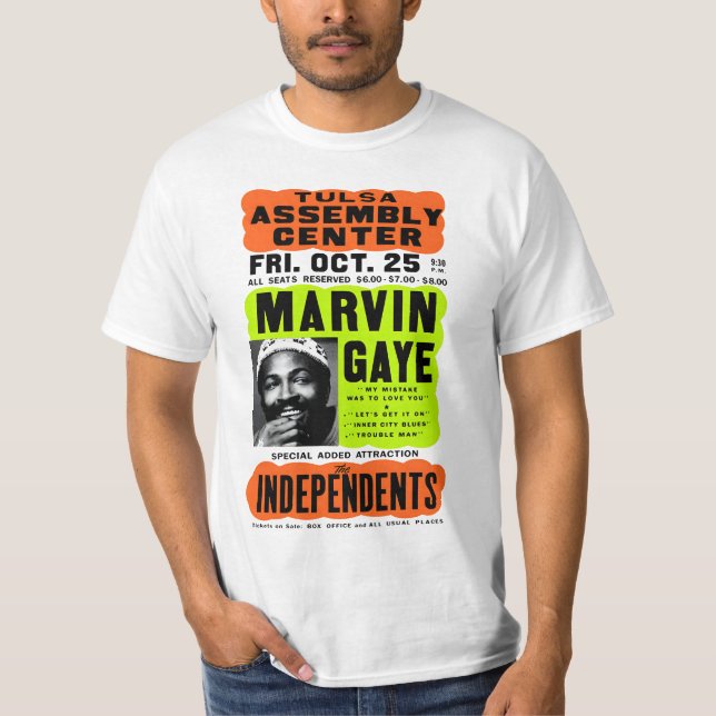 Marvin Gaye Concert T-Shirt (Vorderseite)