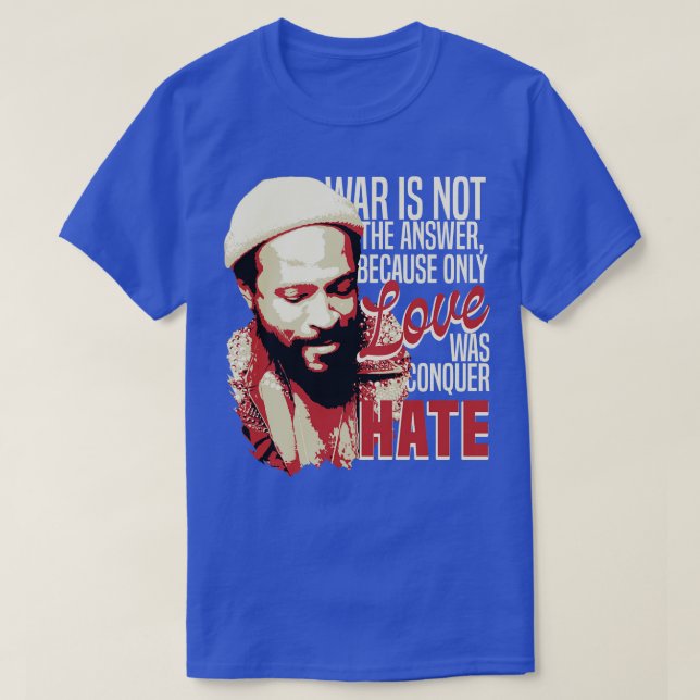 Marvin Gaye Quote T-Shirt (Design vorne)