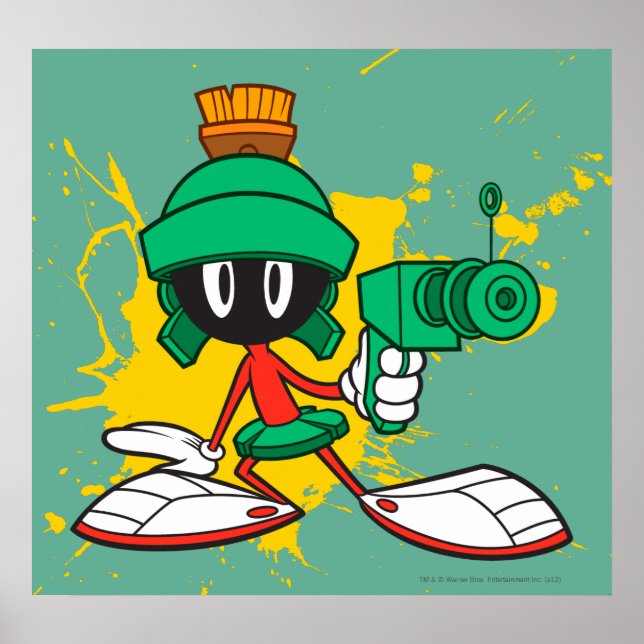 Marvin mit Gun Poster (Vorne)