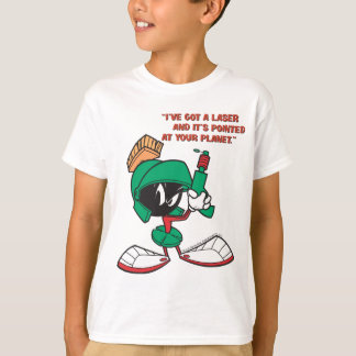 Marvin mit Laser nach oben T-Shirt