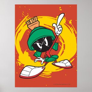 Marvin Pointing nach oben Poster