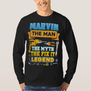 Marvin The Man Myth Fix Legend Vatertag Mecha T-Shirt