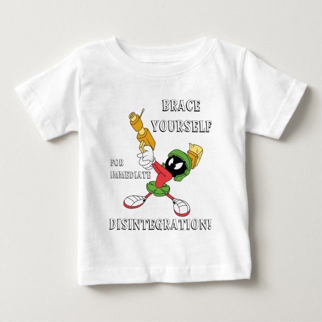 MARVIN THE MARTIAN™ Aiming Laser Baby T-shirt (Vorderseite)