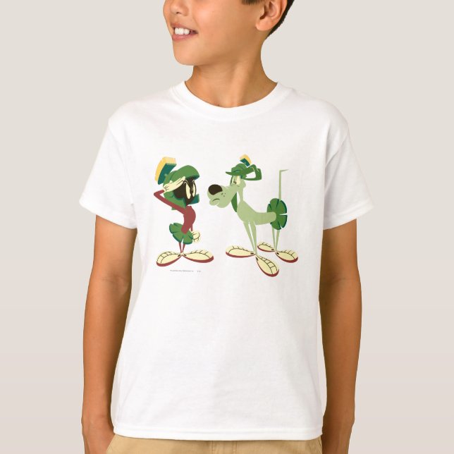 MARVIN THE MARTIAN™ and K-9 2 T-Shirt (Vorderseite)