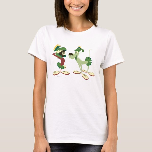 MARVIN THE MARTIAN™ and K-9 2 T-Shirt (Vorderseite)