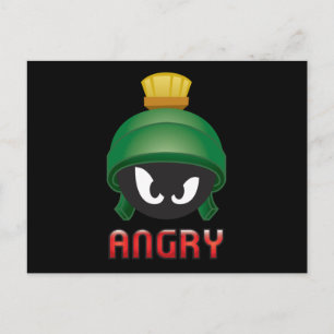 MARVIN THE MARTIAN™ Angry Emoji Postkarte