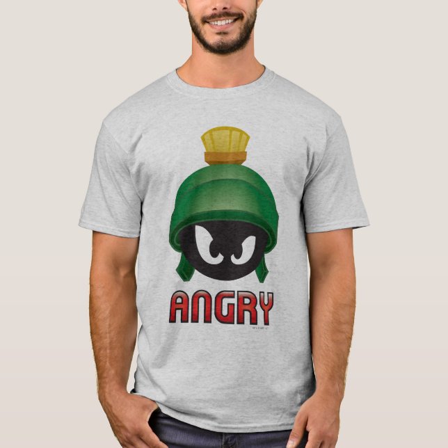 MARVIN THE MARTIAN™ Angry Emoji T-Shirt (Vorderseite)