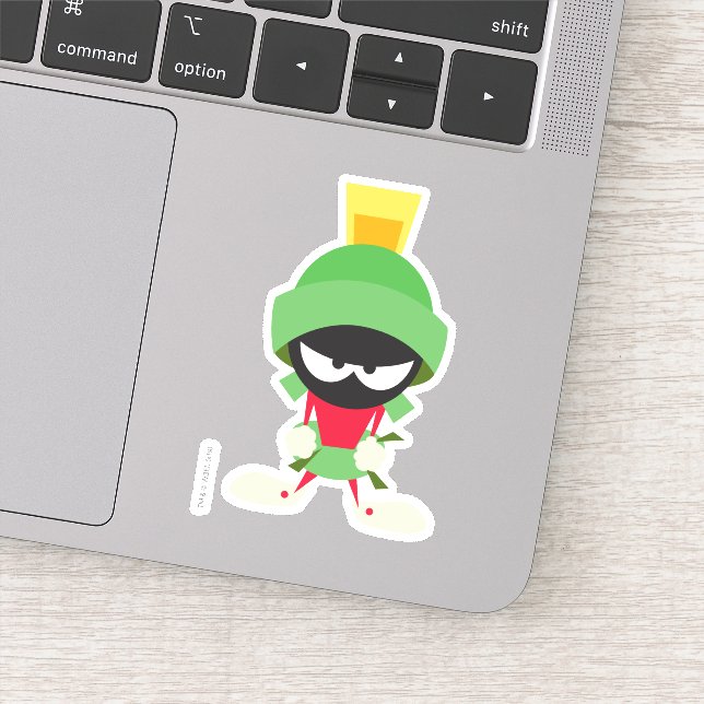 MARVIN THE MARTIAN™ bereit zum Angriff Aufkleber (Detail)