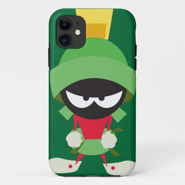 MARVIN THE MARTIAN™ bereit zum Angriff Case-Mate iPhone Hülle (Rückseite)