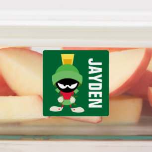 MARVIN THE MARTIAN™ bereit zum Angriff Name hinz Etiketten