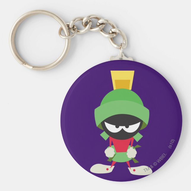 MARVIN THE MARTIAN™ bereit zum Angriff Schlüsselanhänger (Vorne)