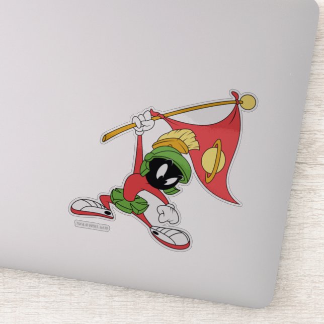 MARVIN THE MARTIAN™ Claiming Planet Aufkleber (Detail)
