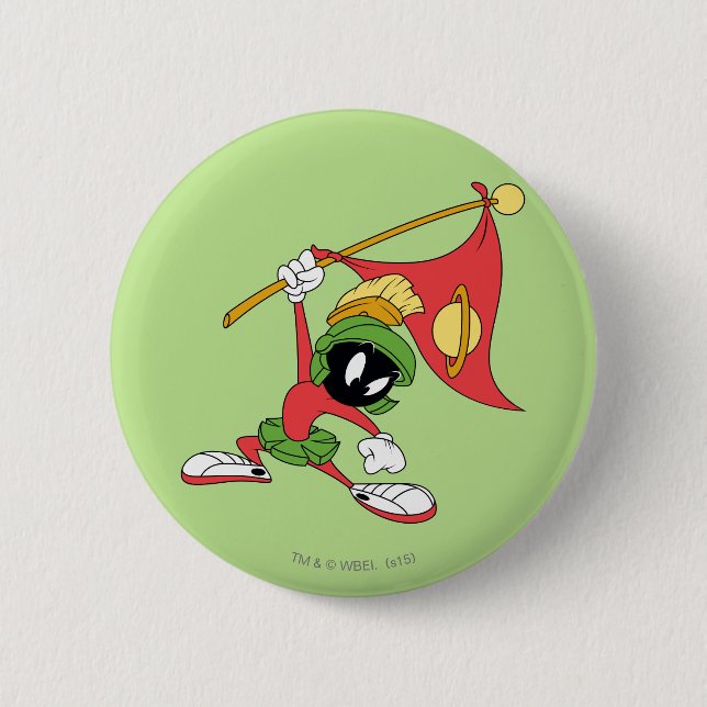 MARVIN THE MARTIAN™ Claiming Planet Button (Vorderseite)