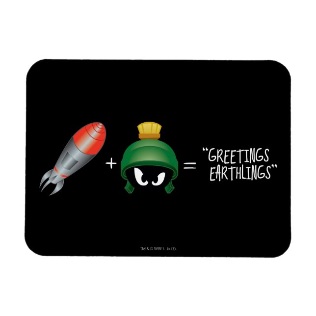 MARVIN THE MARTIAN™ Emoji Equation Magnet (Horizontal)