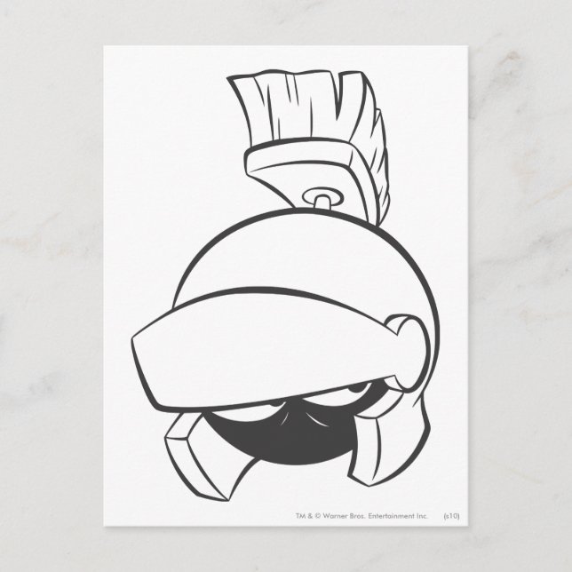 MARVIN THE MARTIAN™ Expressions 4 Postkarte (Vorderseite)
