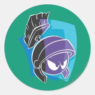 MARVIN THE MARTIAN™ Expressive 14 Runder Aufkleber