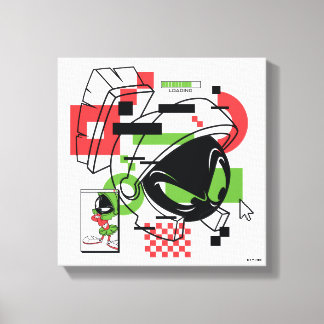 MARVIN THE MARTIAN™ Glitch Leinwanddruck