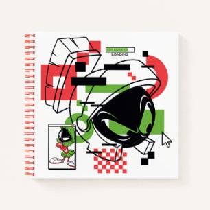 MARVIN THE MARTIAN™ Glitch Notizbuch
