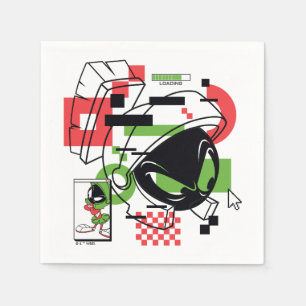 MARVIN THE MARTIAN™ Glitch Serviette