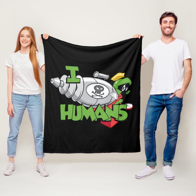 MARVIN THE MARTIAN™ I Laser Humans Fleecedecke (Beispiel)