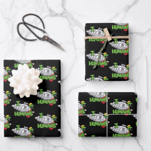 MARVIN THE MARTIAN™ I Laser Humans Geschenkpapier Set