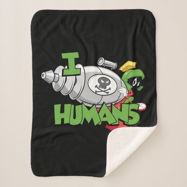 MARVIN THE MARTIAN™ I Laser Humans Sherpadecke (Vorderseite)