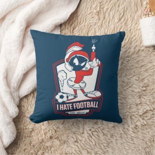MARVIN THE MARTIAN™ "Ich hasse Fußball" Grafik Kissen