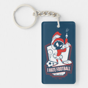 MARVIN THE MARTIAN™ "Ich hasse Fußball" Grafik Schlüsselanhänger