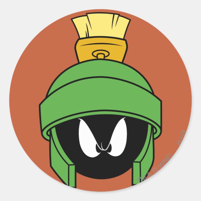 MARVIN THE MARTIAN™ Mad Runder Aufkleber (Vorderseite)
