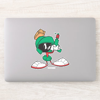 MARVIN THE MARTIAN™ mit Laser nach oben Aufkleber