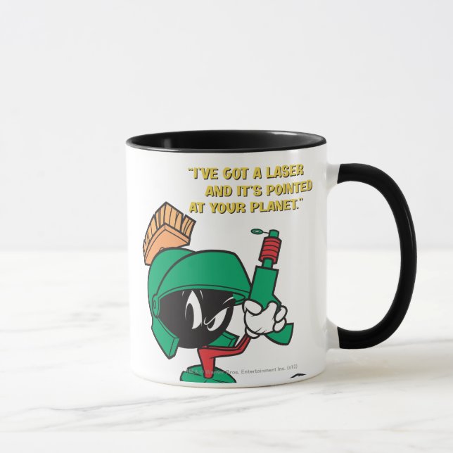 MARVIN THE MARTIAN™ mit Laser nach oben Tasse (Rechts)