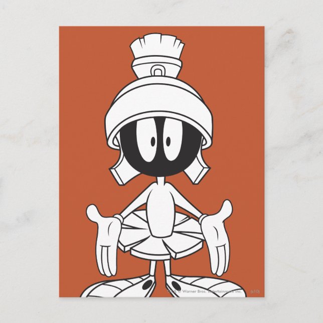 MARVIN the MARTIAN™ Open Arms Postkarte (Vorderseite)