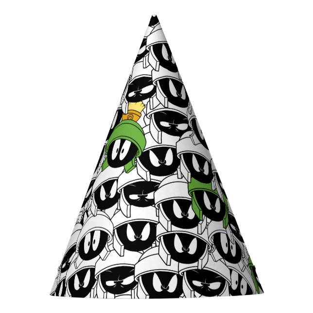 MARVIN THE MARTIAN™ Pattern Partyhütchen (Vorderseite)