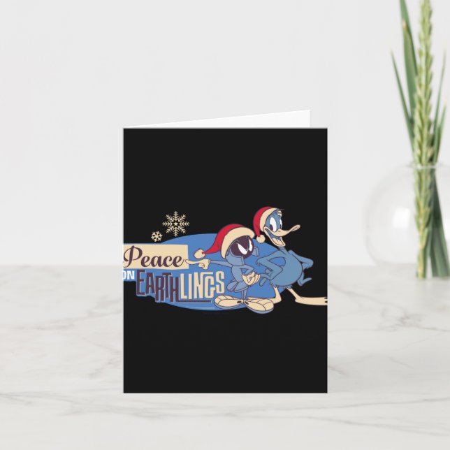 Marvin The Martian Peace On Earthlings T Shirt  Karte (Vorderseite)