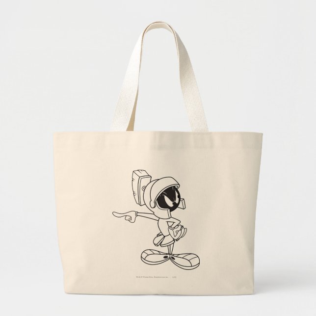 MARVIN THE MARTIAN™ Point Jumbo Stoffbeutel (Vorne)