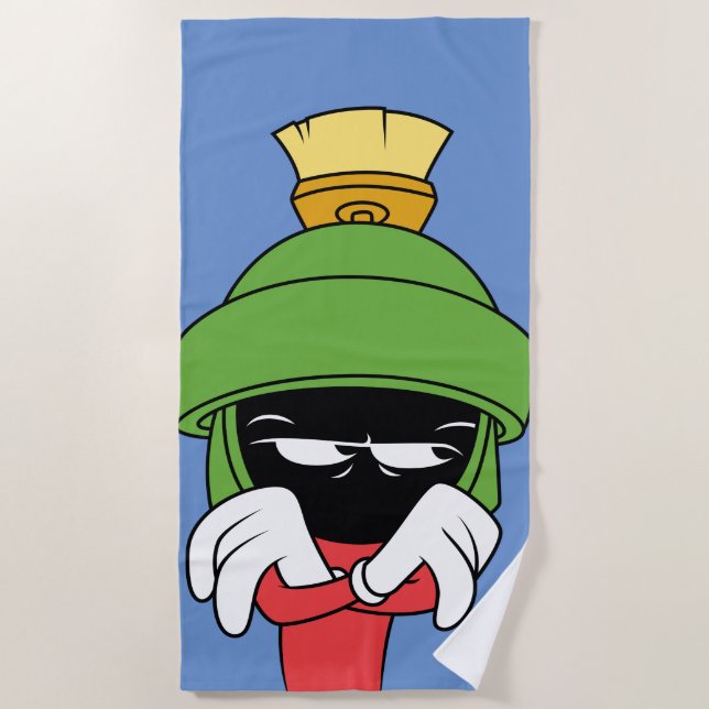 MARVIN THE MARTIAN™ Pout Strandtuch (Vorderseite)