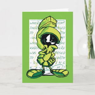 MARVIN THE MARTIAN™ Quote Sketch Karte