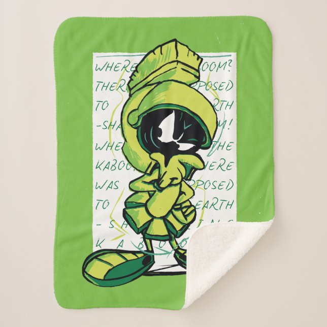 MARVIN THE MARTIAN™ Quote Sketch Sherpadecke (Vorderseite)