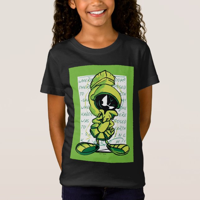 MARVIN THE MARTIAN™ Quote Sketch T-Shirt (Vorderseite)