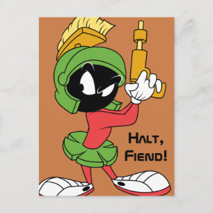 MARVIN THE MARTIAN™ Ready with Laser Postkarte