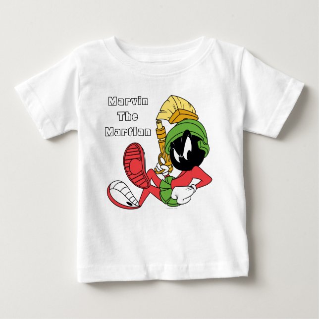 MARVIN THE MARTIAN™ Reclining with Laser Baby T-shirt (Vorderseite)