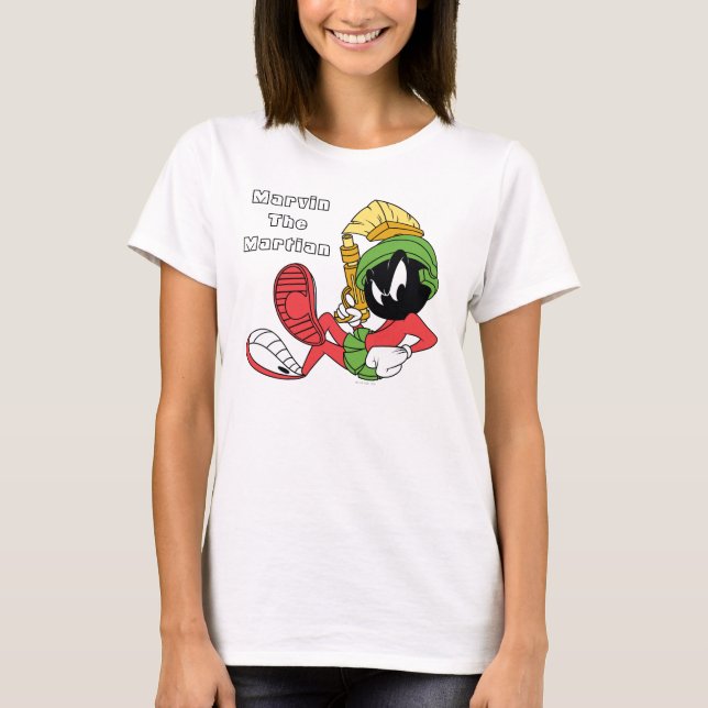 MARVIN THE MARTIAN™ Reclining with Laser T-Shirt (Vorderseite)