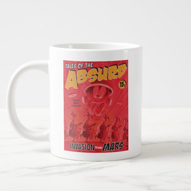 MARVIN THE MARTIAN™ Retro Invasion aus Mars Comic Jumbo-Tasse (Links)