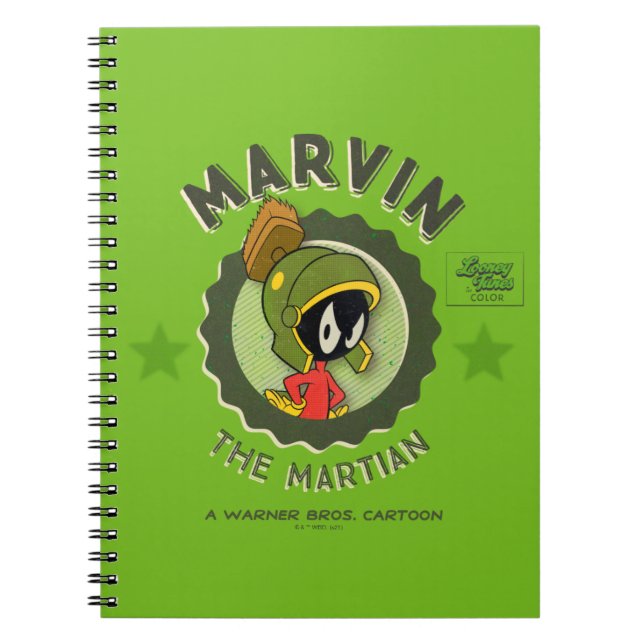 MARVIN THE MARTIAN™ Retro Lobby Card Notizblock (Vorderseite)