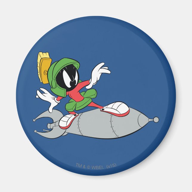 MARVIN THE MARTIAN™ Riding Magnet (Vorne)